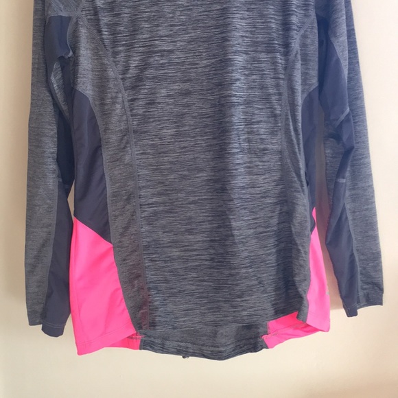 Grey and Pink long sleeve dry fit shirt, size M - Picture 2 of 4